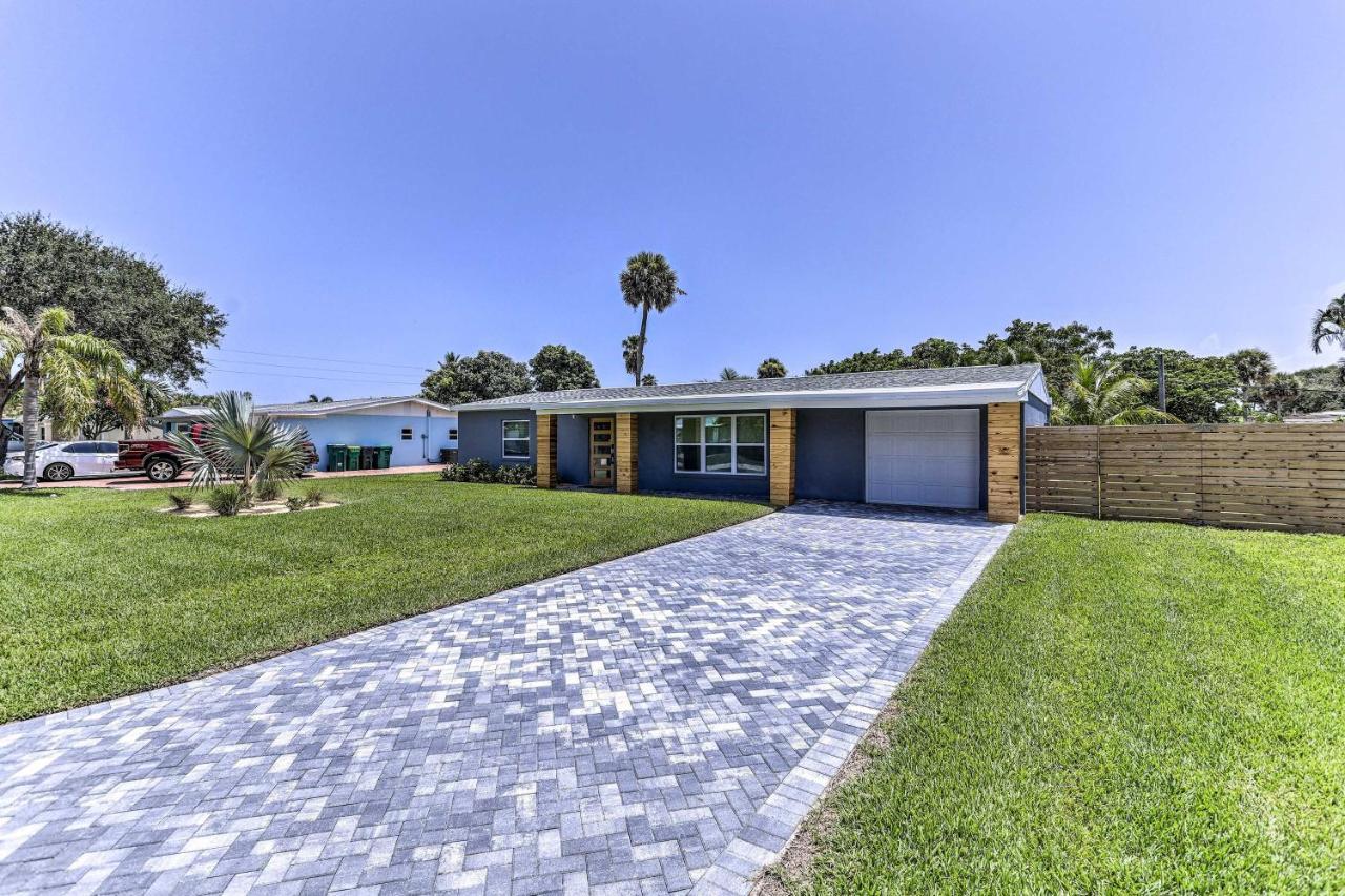 Beach House With Outdoor Kitchen, Walk To Coast Какао-Бич Экстерьер фото